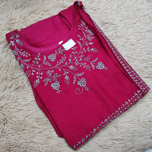 Anarkali Kurti | Vichitra Silk | AK302