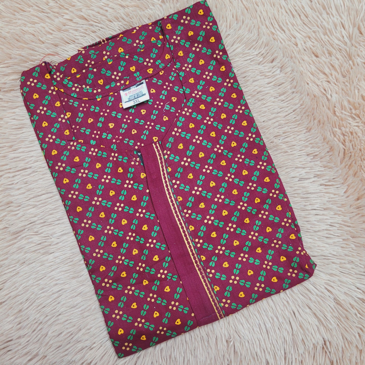 Kalamkari Nighty | NT486