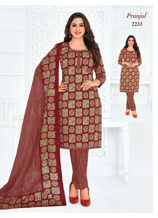 Pranjul Salwar | Top Bottom Dupatta | SW233