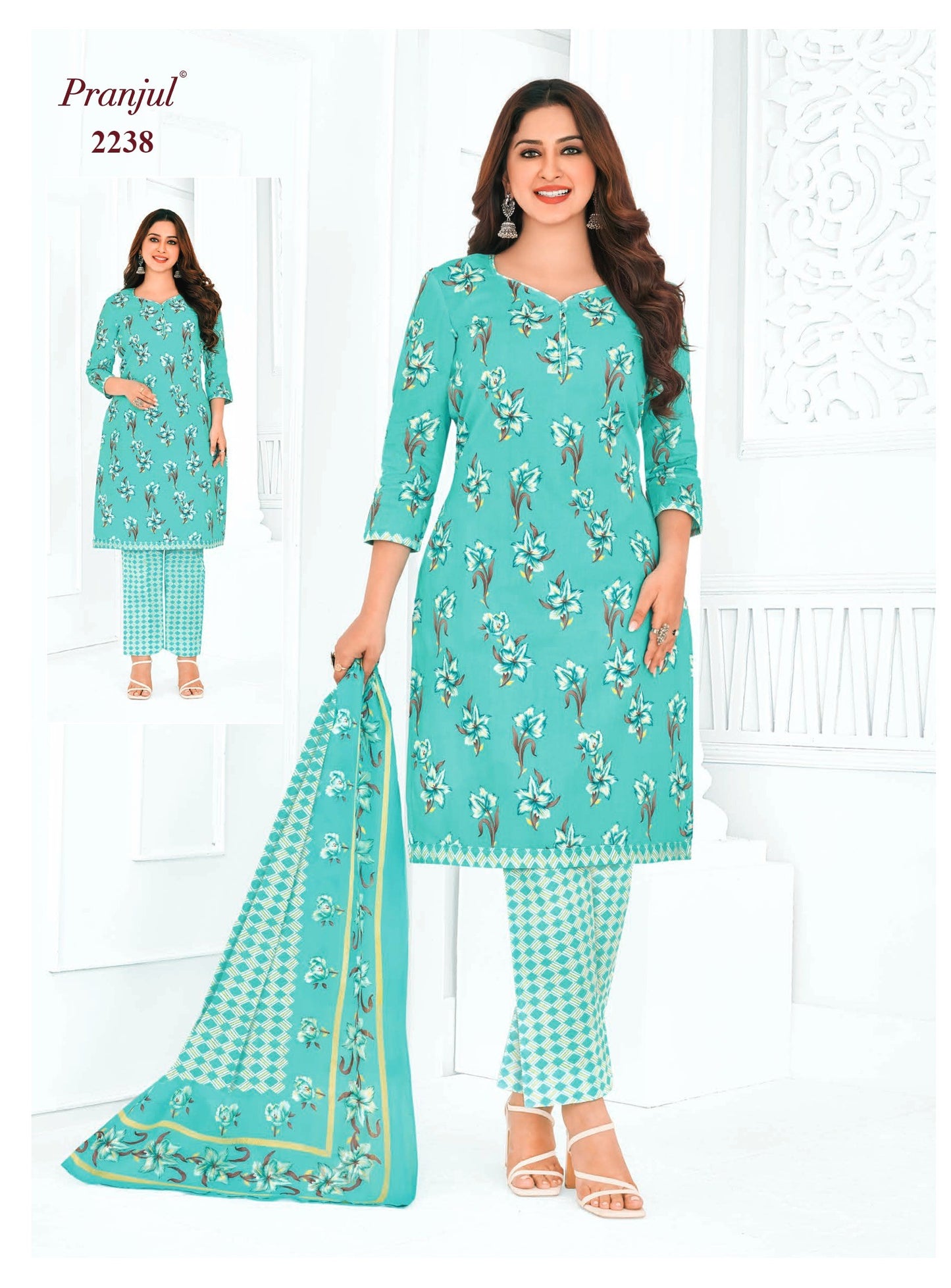 Pranjul Salwar | Top Bottom Dupatta | SW238