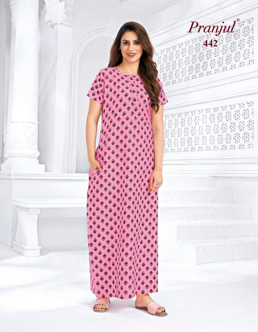 Pranjul Nighty | Pure Cotton - PN42