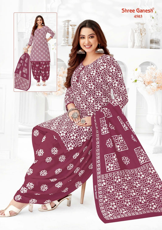 Sree Ganesh Salwar with Patiyala Pant | SP4503