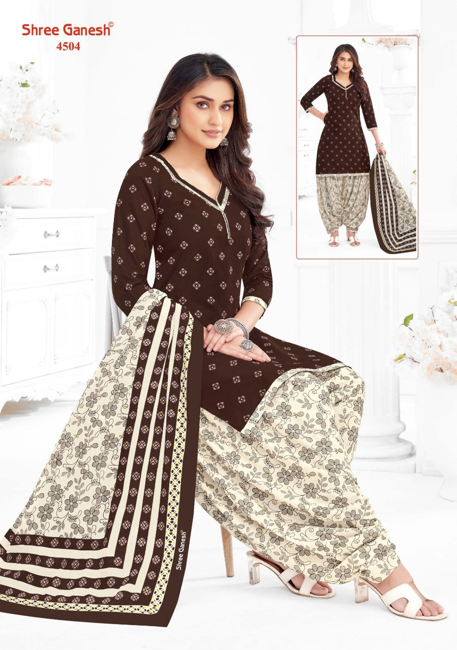 Sree Ganesh Salwar with Patiyala Pant | SP4504