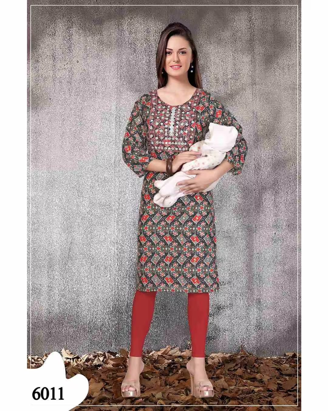 Feeding Side Cut Kurti - Mix Cotton | FK01