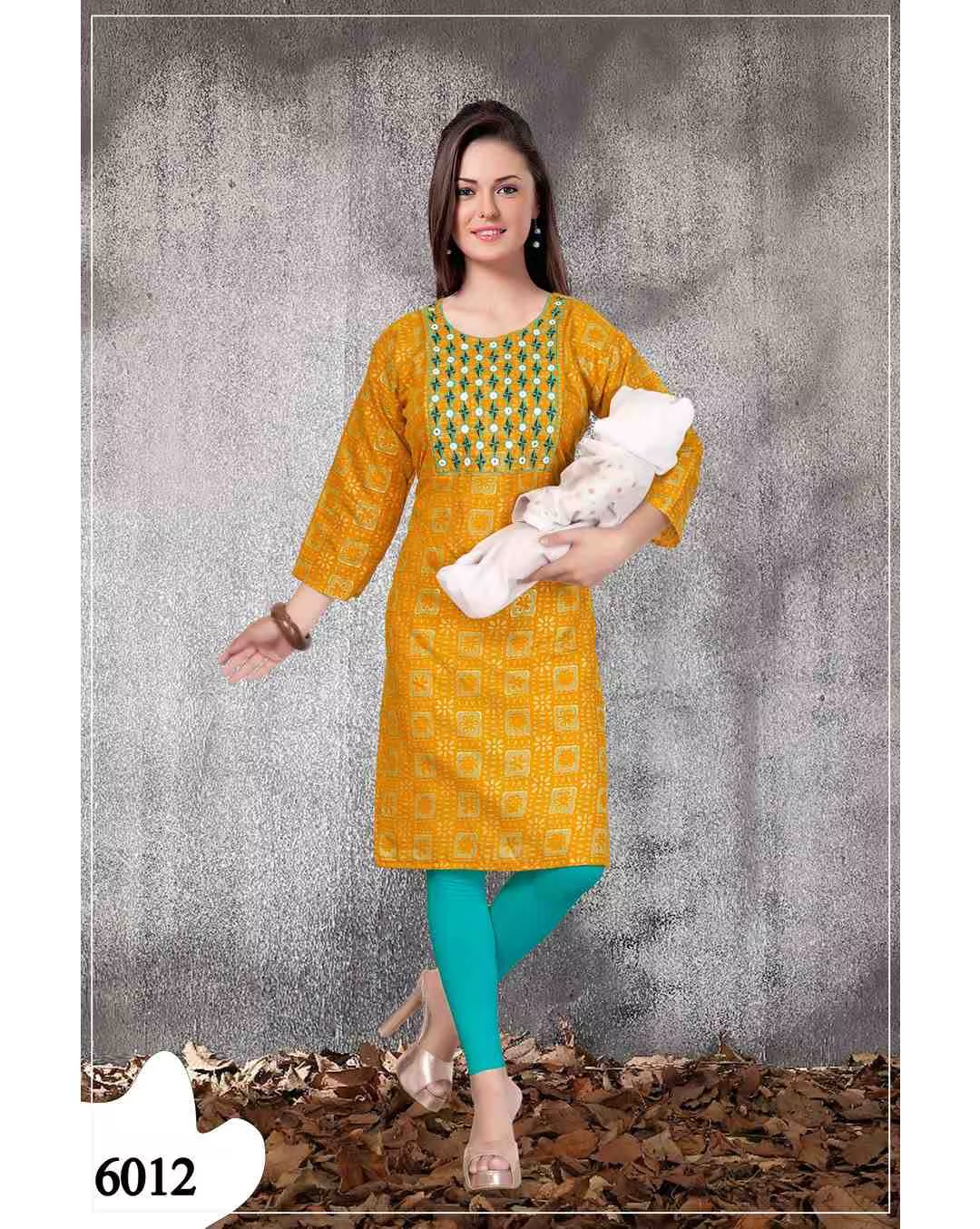 Feeding Side Cut Kurti - Mix Cotton | FK01