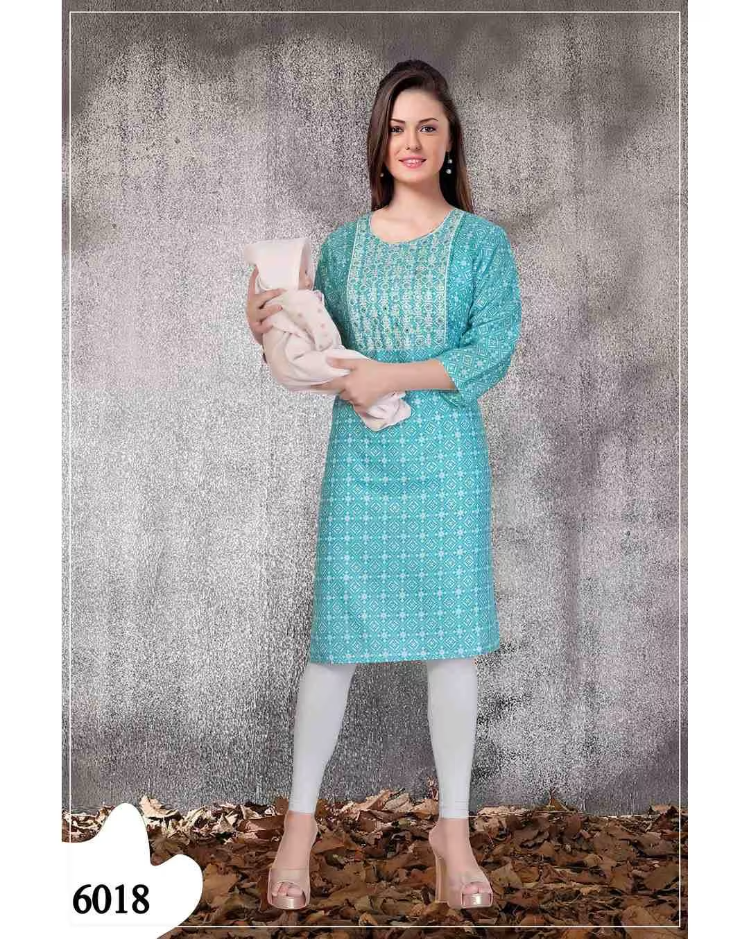 Feeding Side Cut Kurti - Mix Cotton | FK01