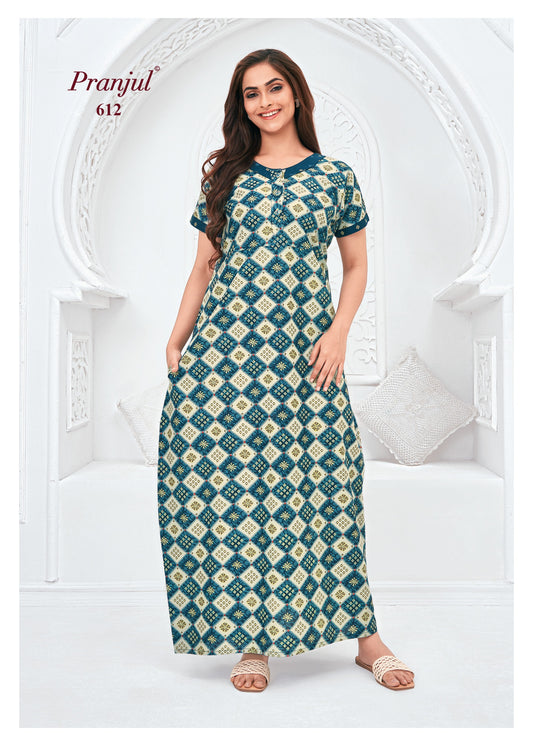 Pranjul Nighty | Pure Cotton - PN612