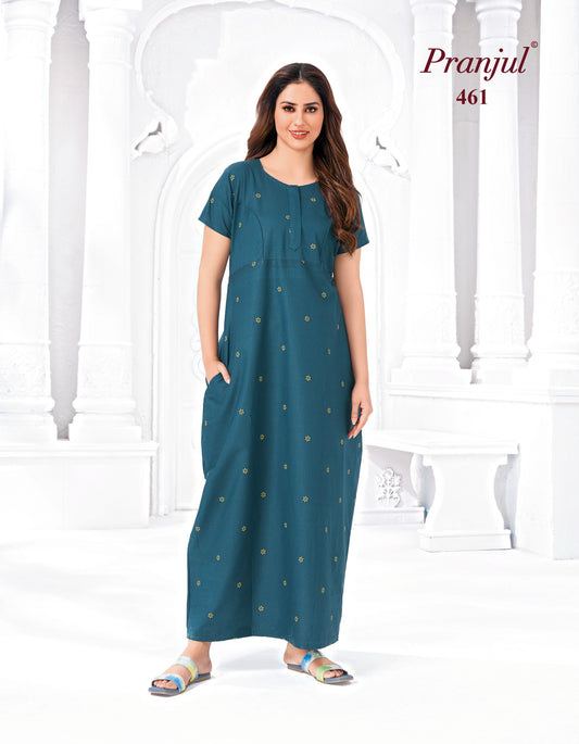 Pranjul Nighty | Pure Cotton - PN61