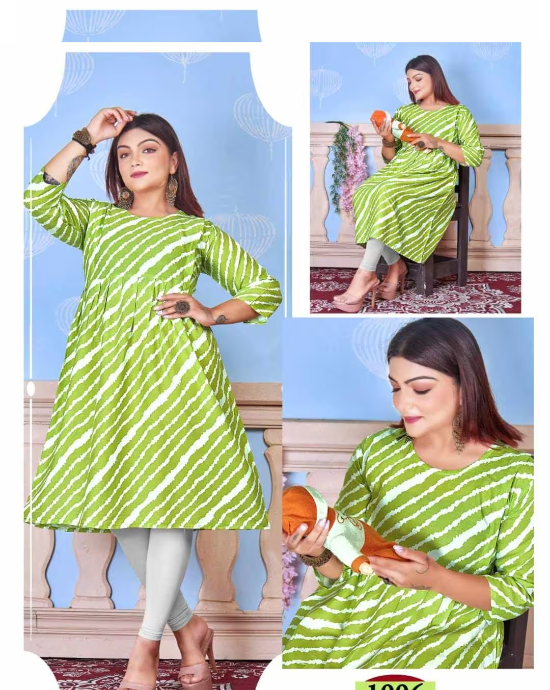 Feeding Umbrella Kurti | Pure Rayyon Plus Size | FK02