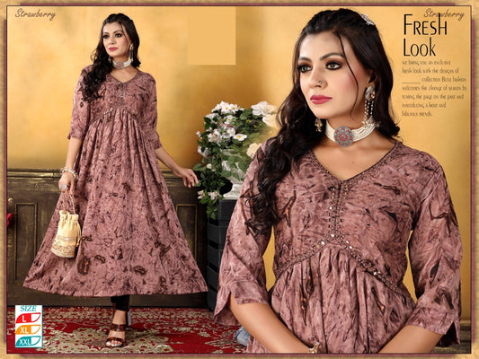 Aaliya Cut Kurti- AC11