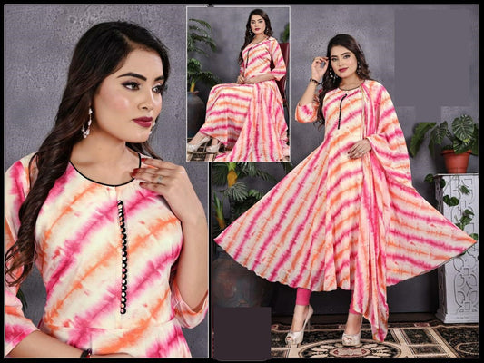 Premium Quality Digital Chiffon Kurti | AK22