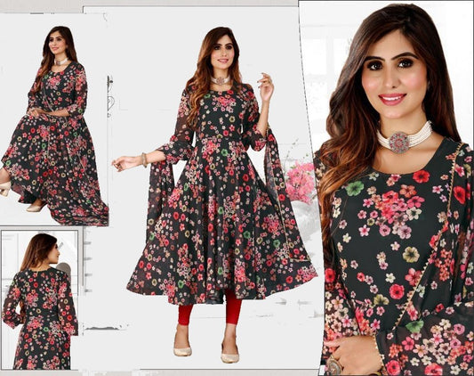 Premium Quality Digital Chiffon Kurti | AK35