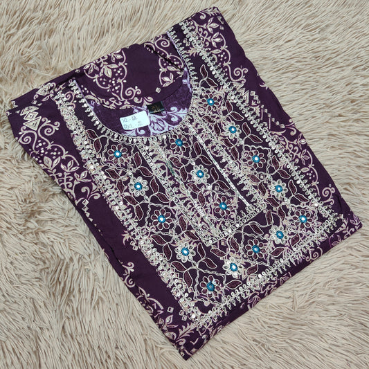 Rayon Anarkali Kurti | AK855