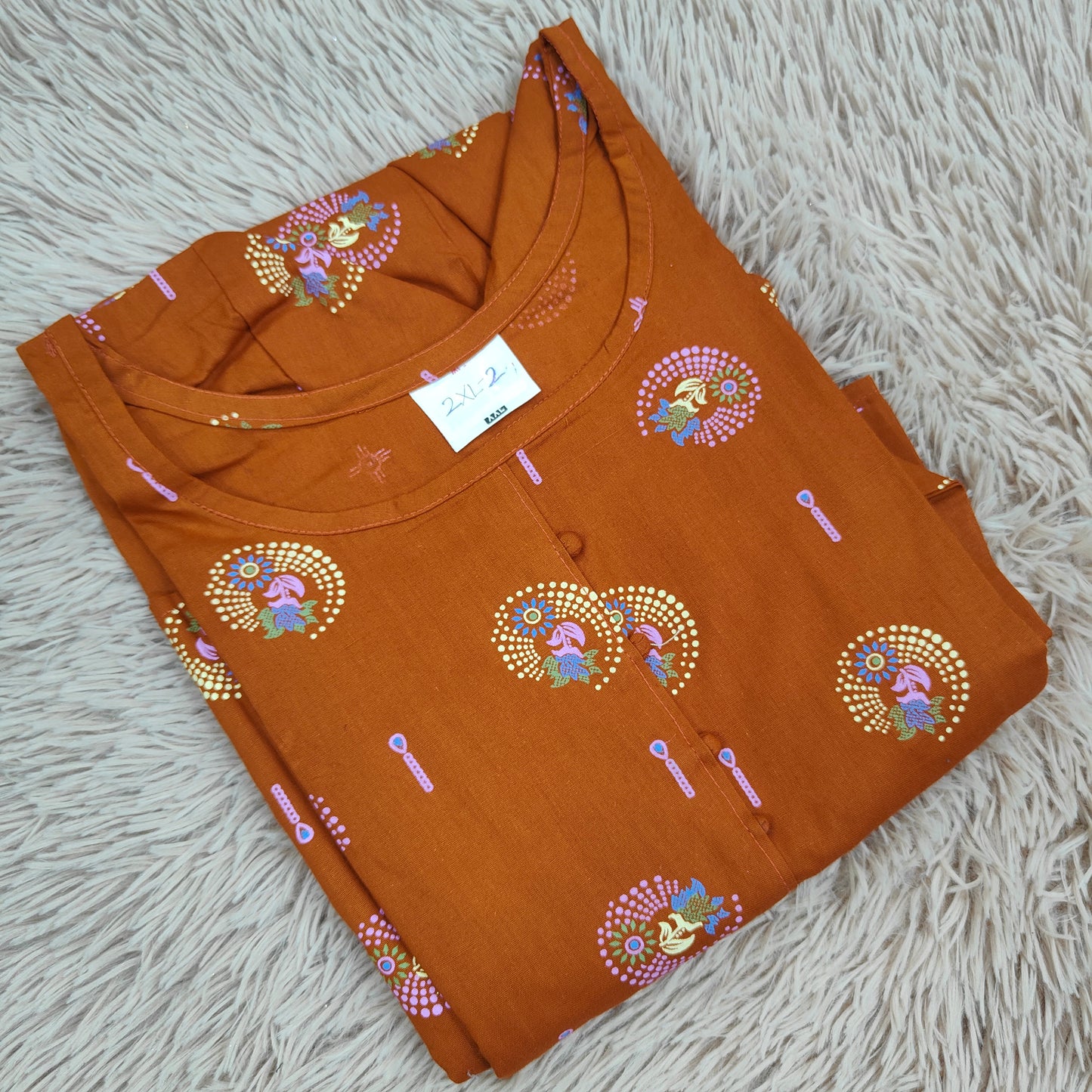 Pure Cotton Feeding Kurti | FK92