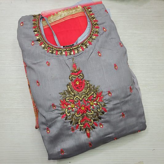 Heavy Party Wear Top Bottom Dupatta | G146