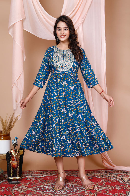 Anarkali Short Umbrella Kurti | AK09