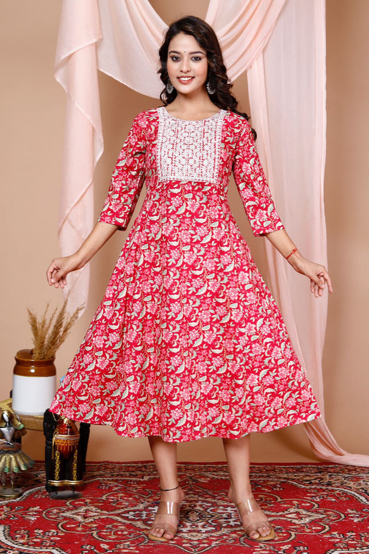 Anarkali Short Umbrella Kurti | AK08