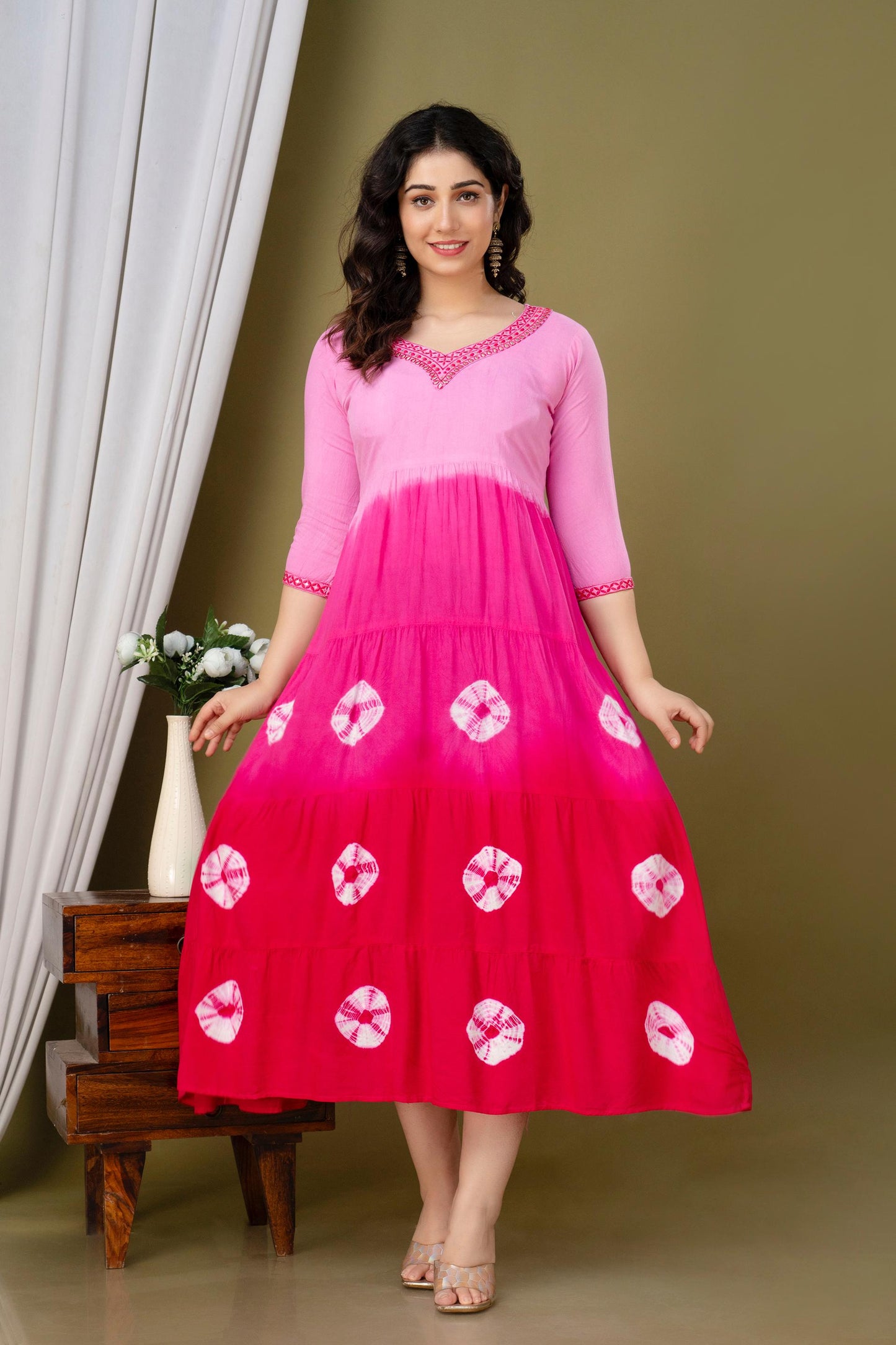 Rayon Anarkali Kurti | AK438