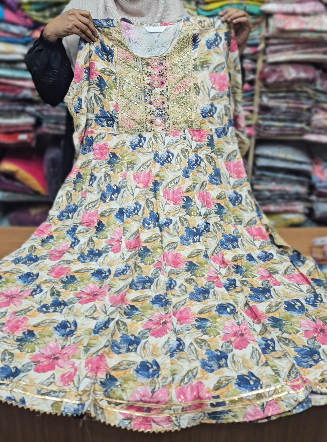 Rayon  Anarkali Kurti | AK589