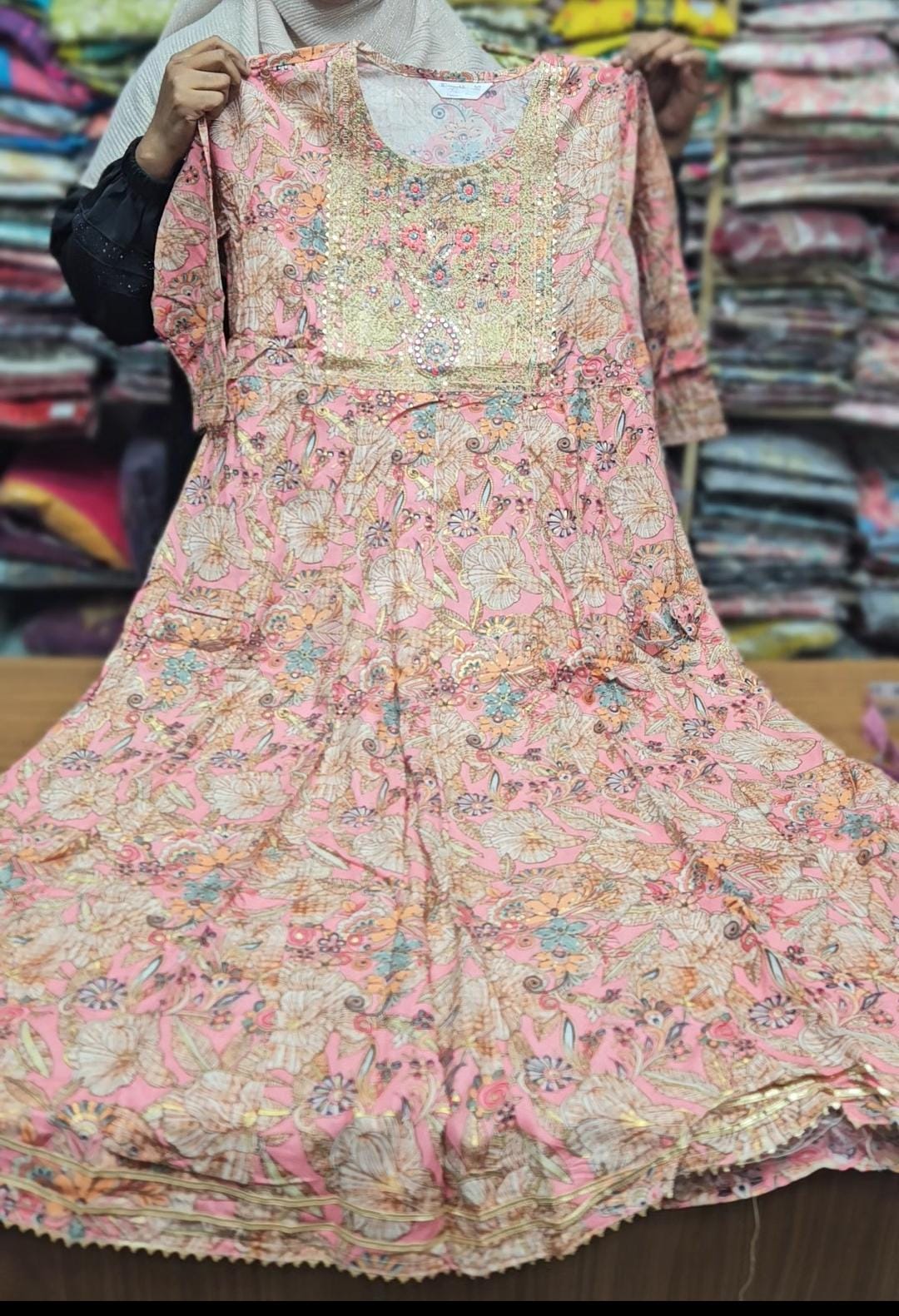 Rayon  Anarkali Kurti | AK590