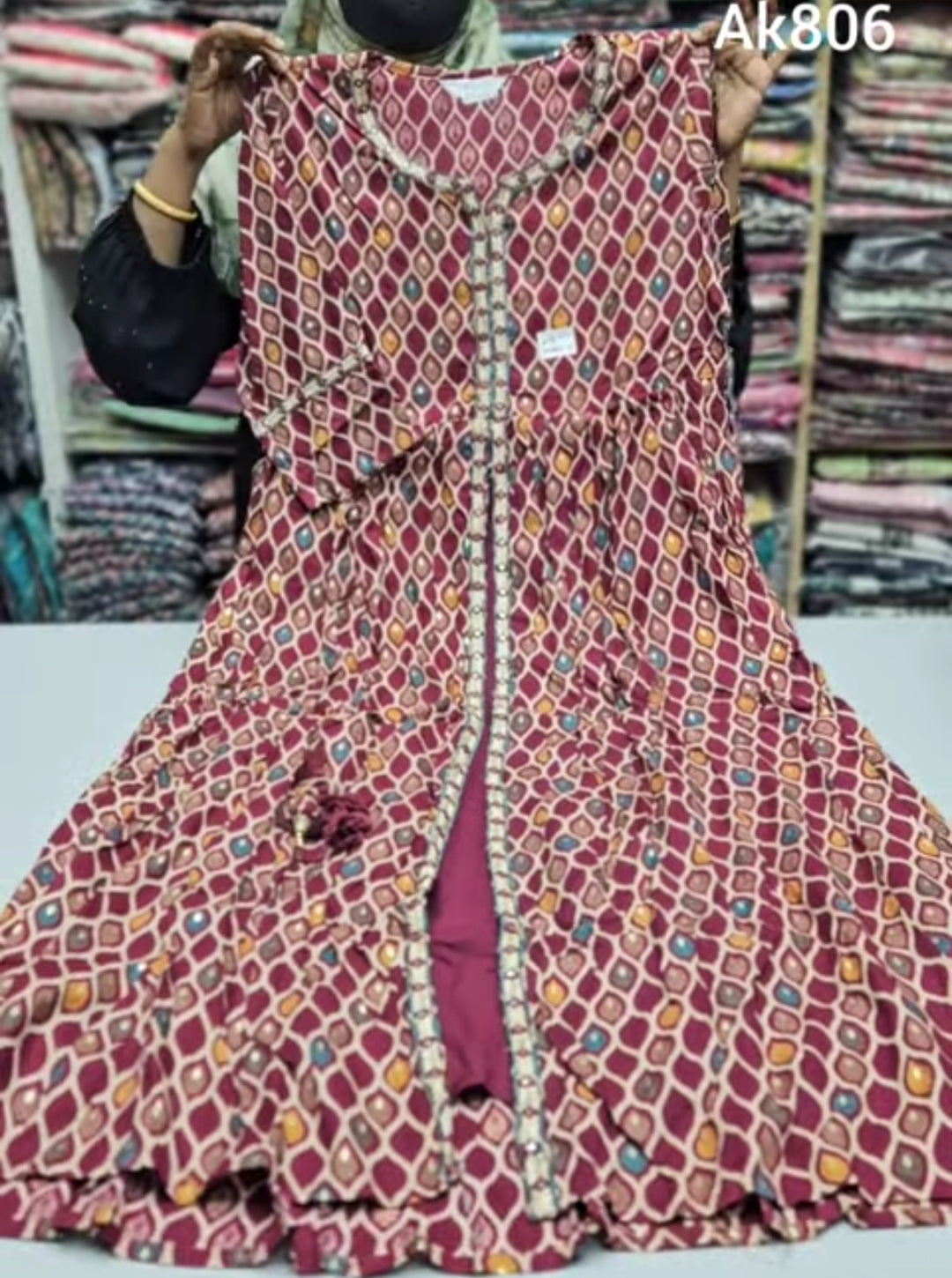 Rayon Anarkali Kurti | AK806