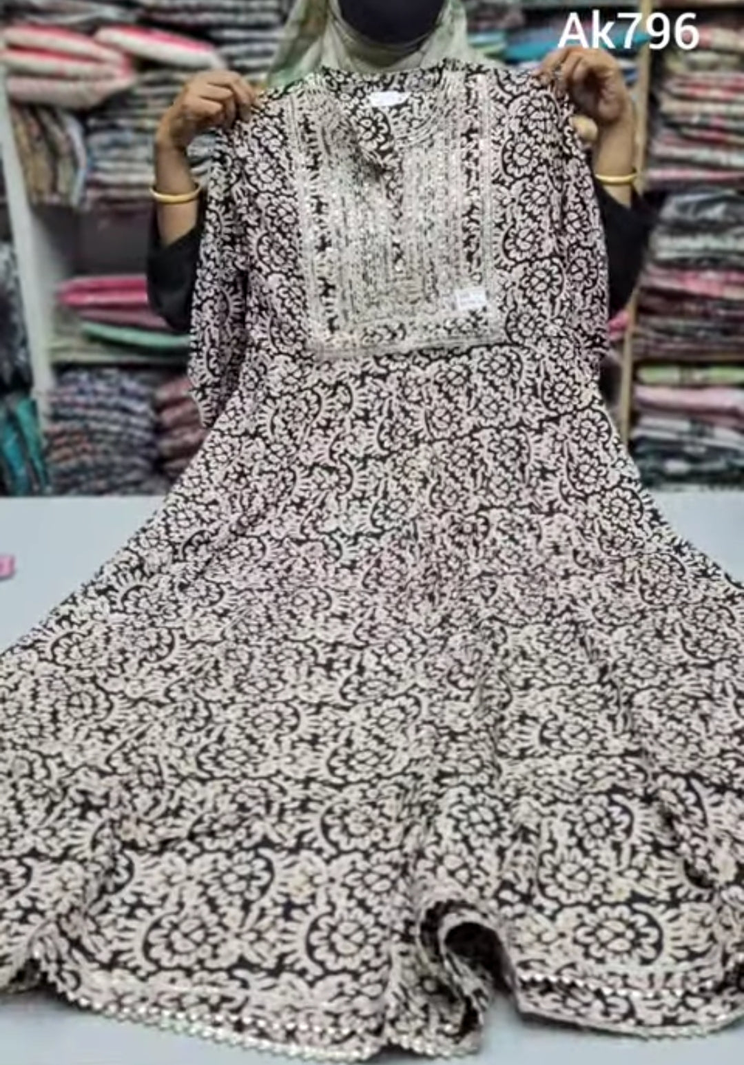 Rayon Anarkali Kurti | AK796