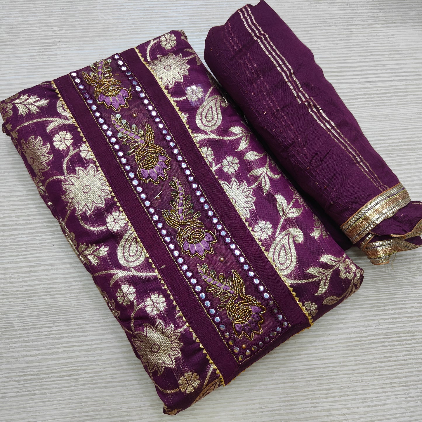 Unstitched Salwar Material | Premium Silk | SM54