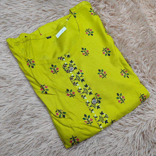 Semi Umbrella | Rayon Kurti | U14