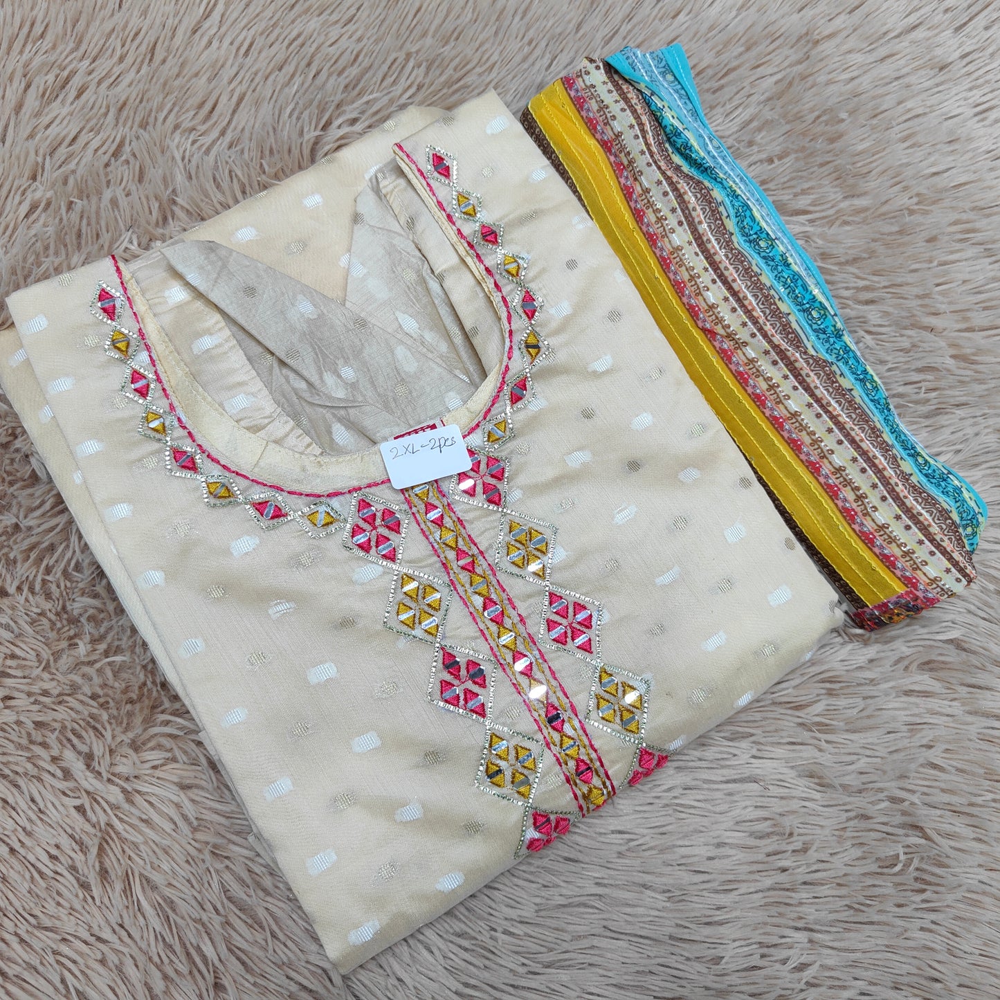 Silk Anarkali With Dupatta- KS235