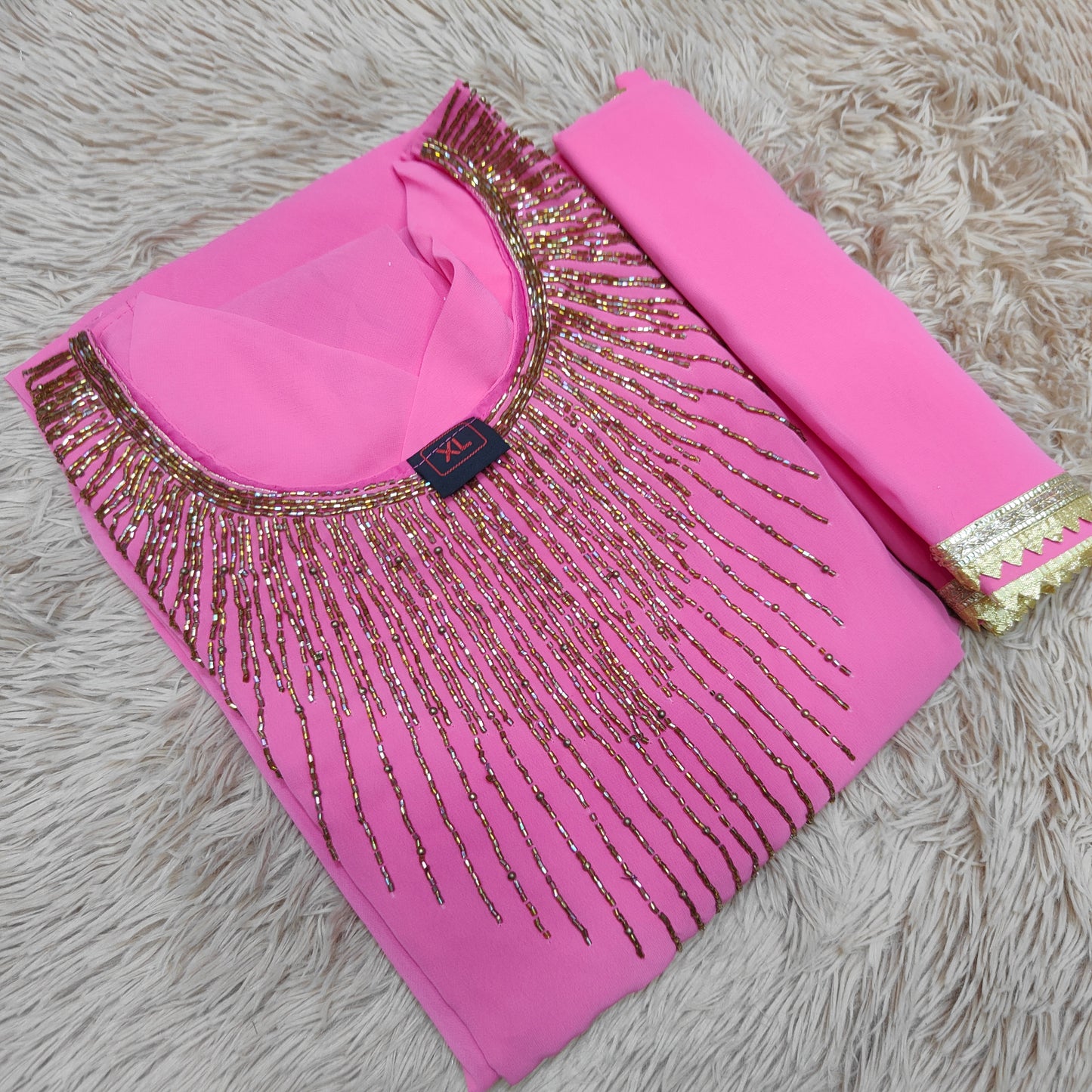 Chiffon Anarkali With Dupatta- KS269