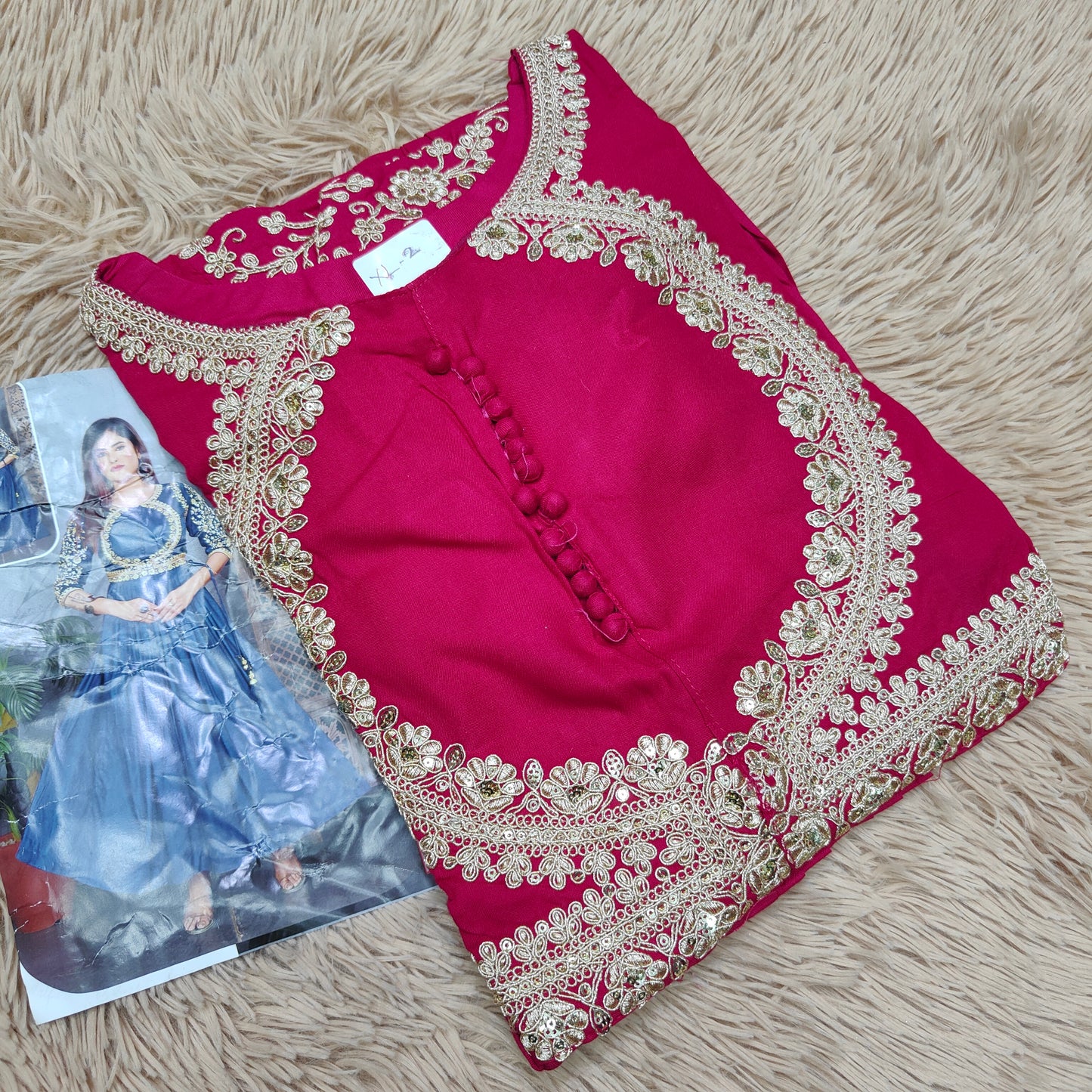 Rayon Anarkali Kurti | AK439