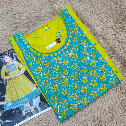 Rayon Anarkali Kurti | AK510