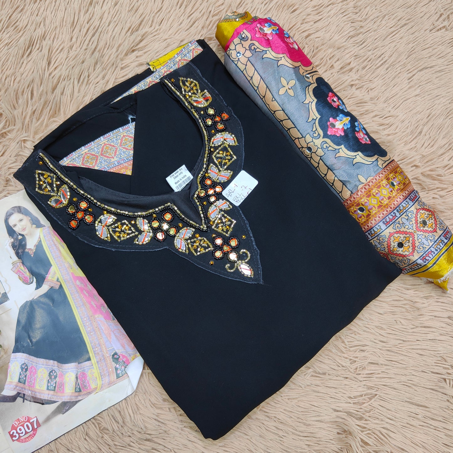 Kurti with Shawl | KS414