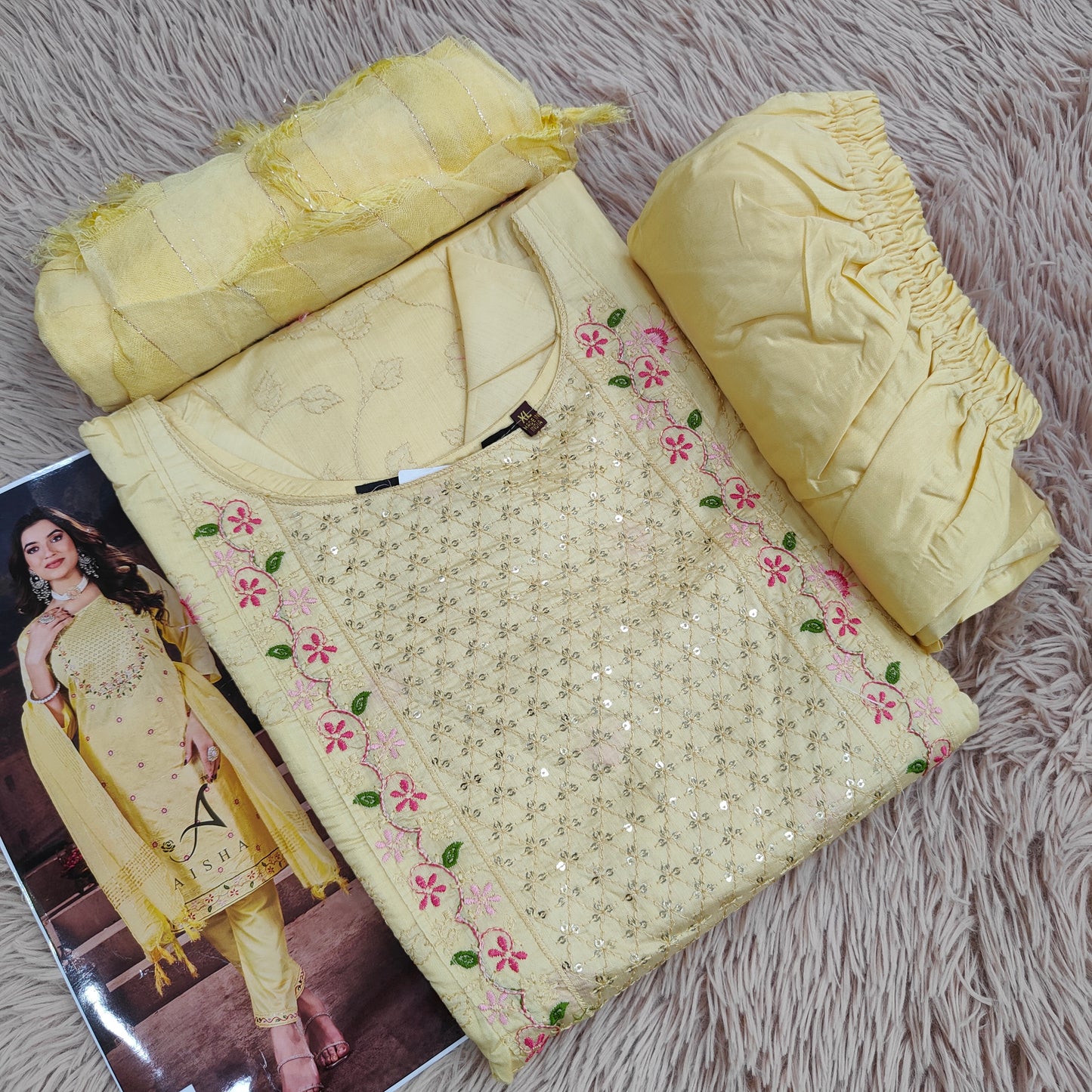 Top Bottom Dupatta Set | TS578