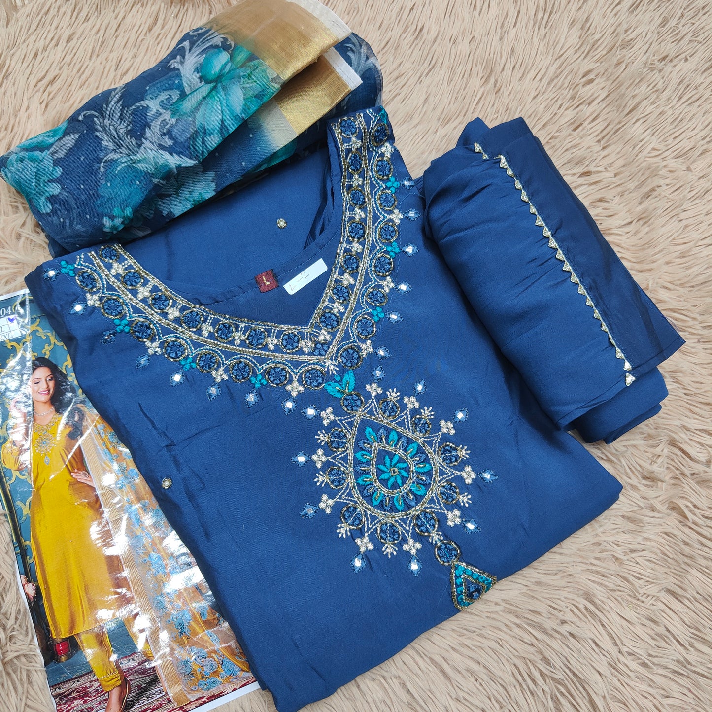 Top Bottom Dupatta Set | TS626