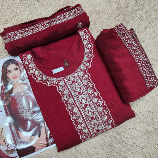 Top Bottom Dupatta Set | TS631