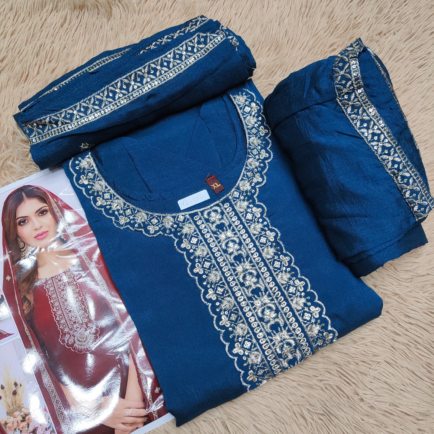 Top Bottom Dupatta Set | TS631