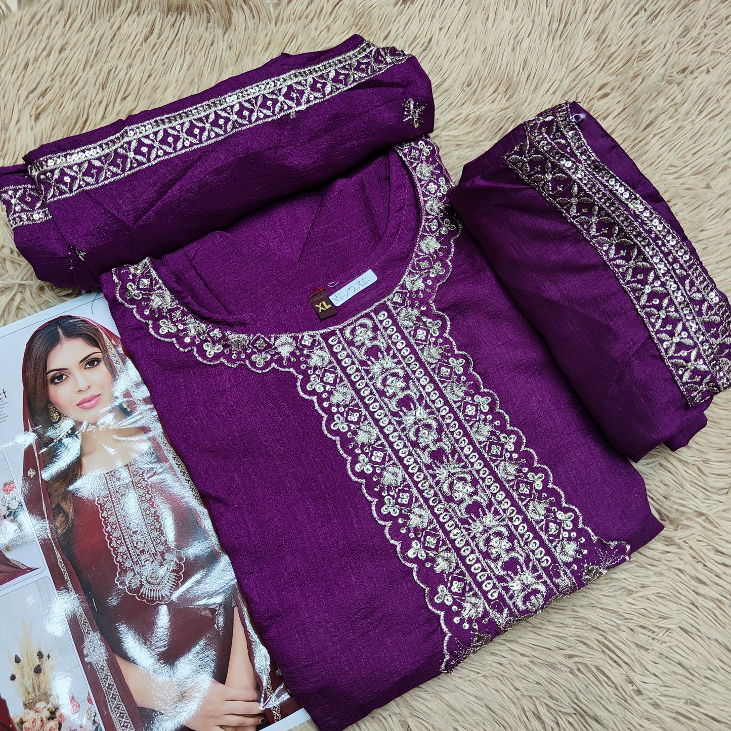 Top Bottom Dupatta Set | TS631