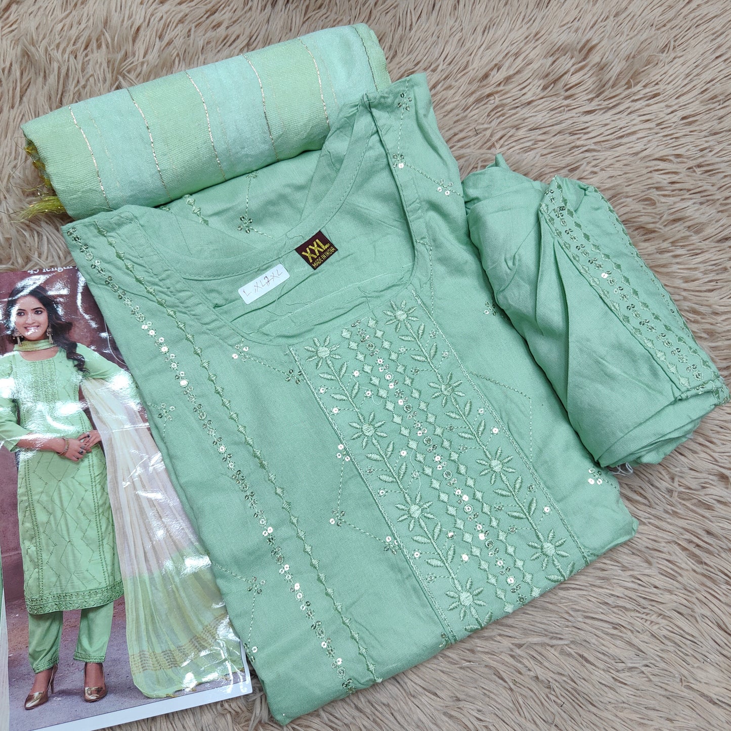 Top Bottom Dupatta Set | TS645