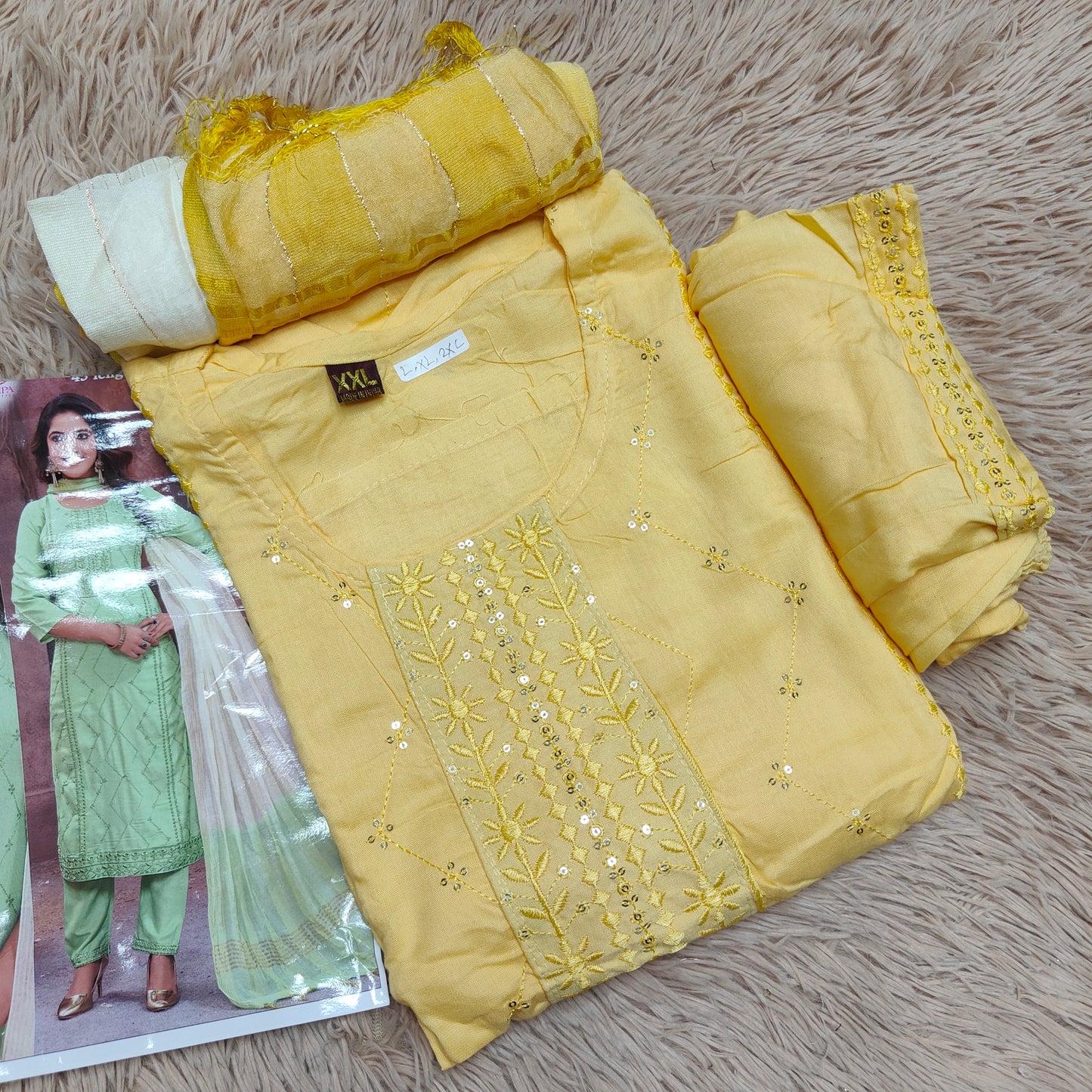 Top Bottom Dupatta Set | TS645