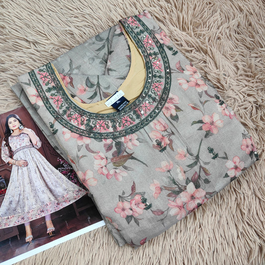 Tissue Anarkali Kurti | AK573