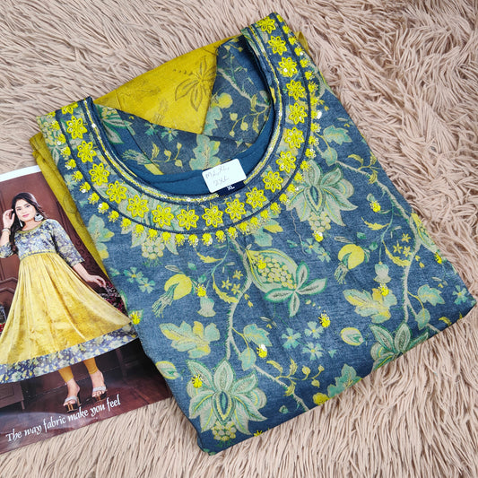 Tissue Anarkali Kurti | AK575