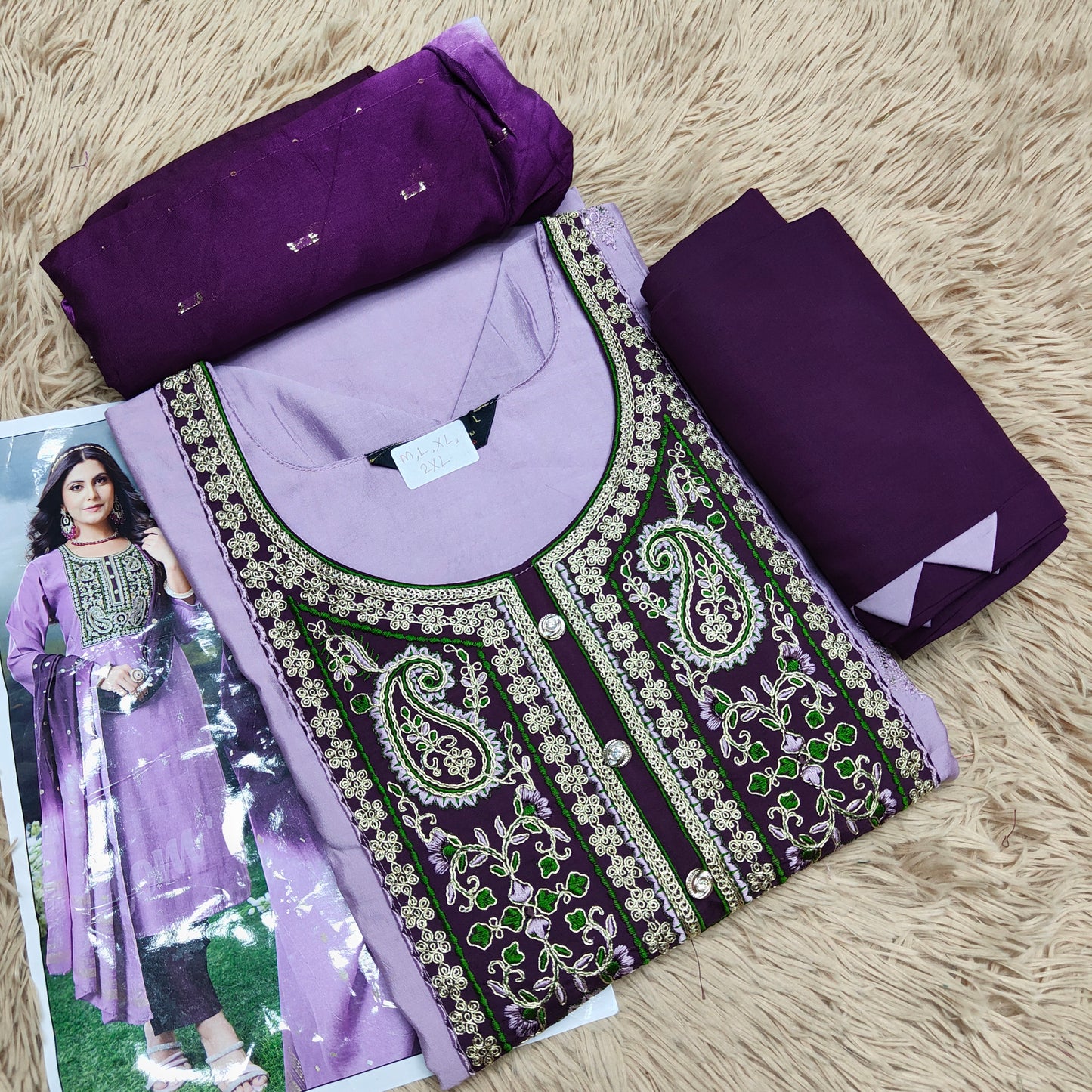 Top Bottom Dupatta Set | TS845