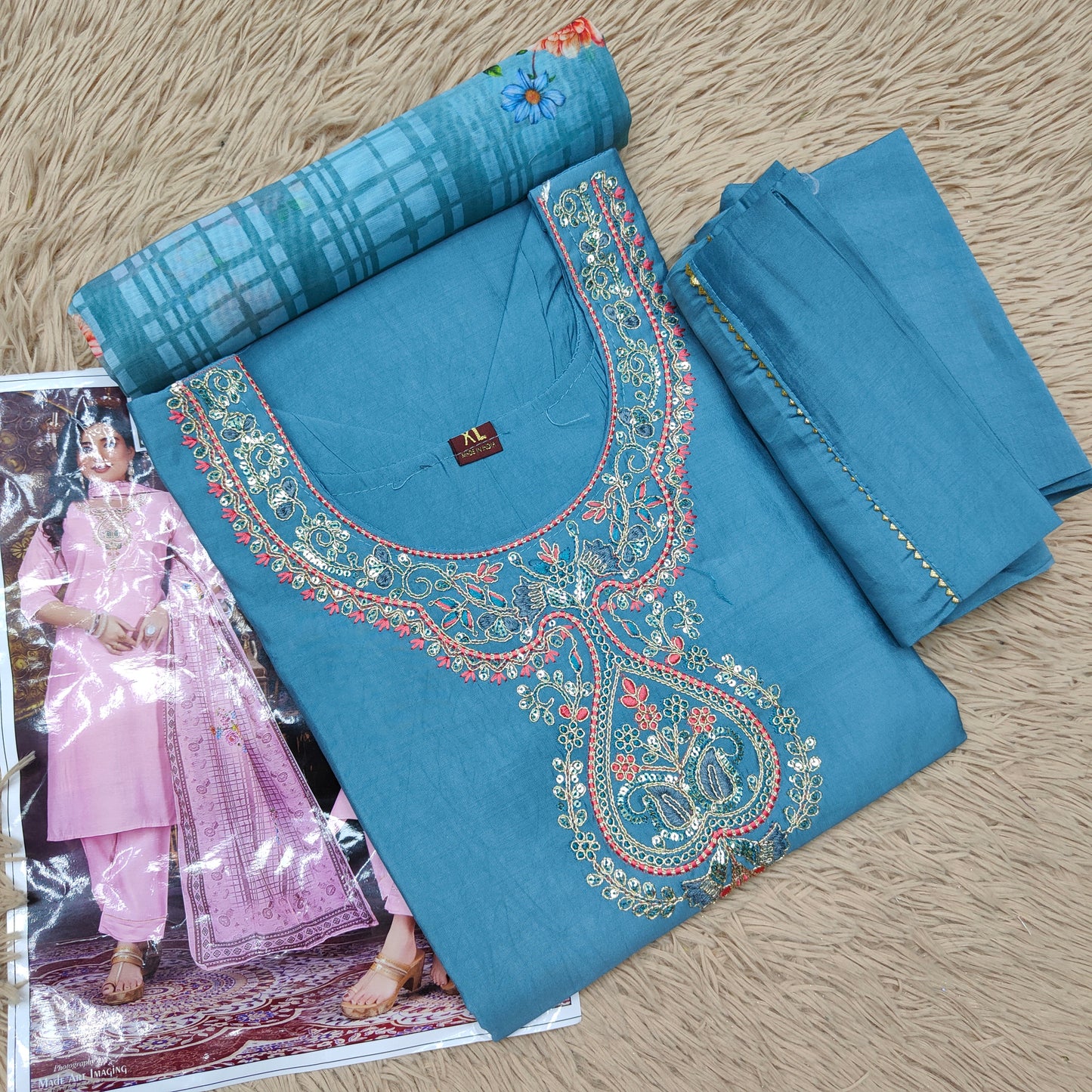 Top Bottom Dupatta Set | TS915