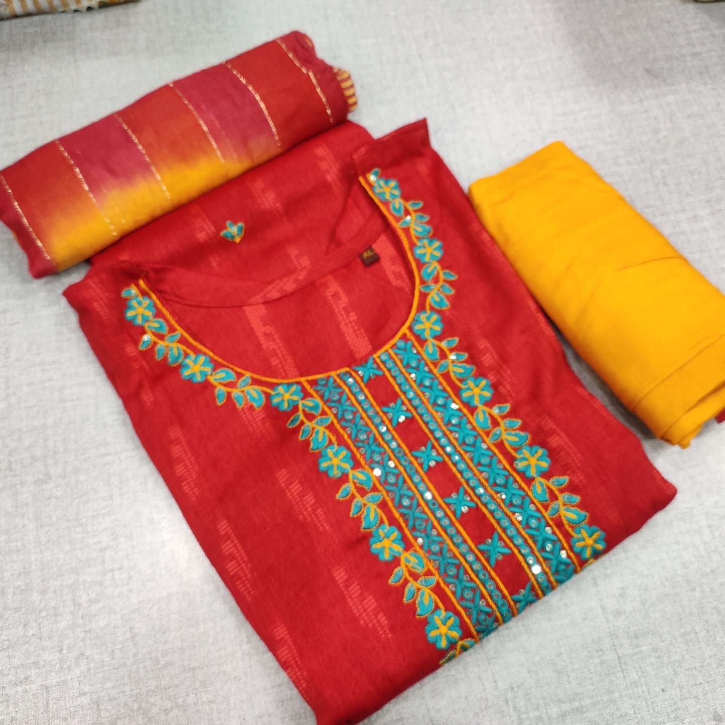 OFFER Top Bottom Dupatta Set | OF77