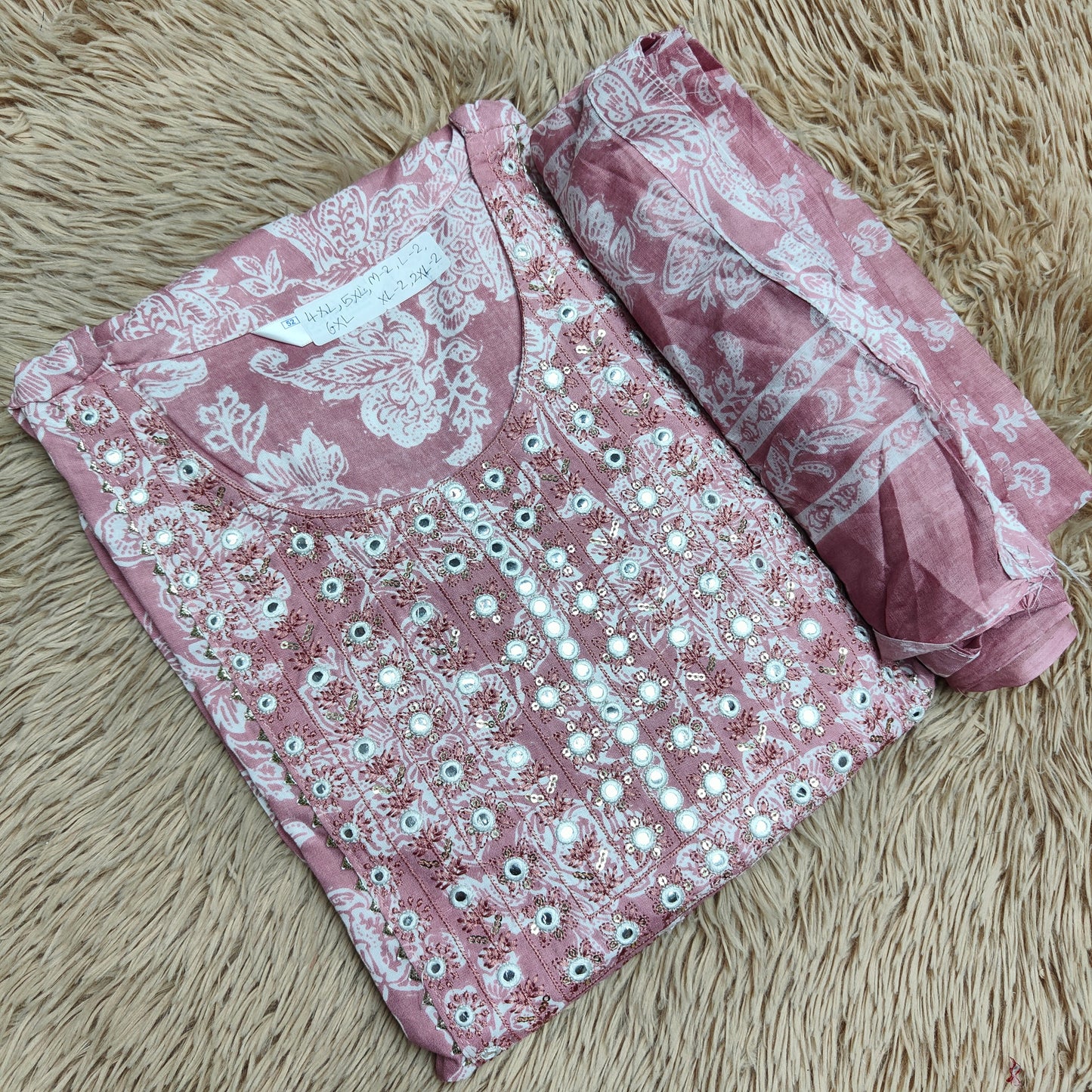 Kurti with Shawl | KS453