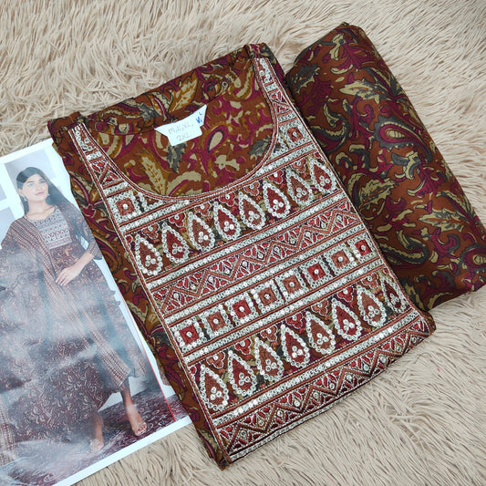 Kurti with Shawl | KS554