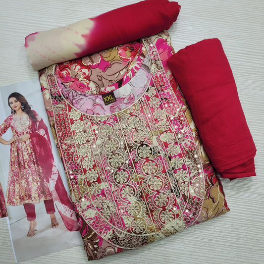 Naira Cut Full Set | Heavy Rayyon Kurti | NC06