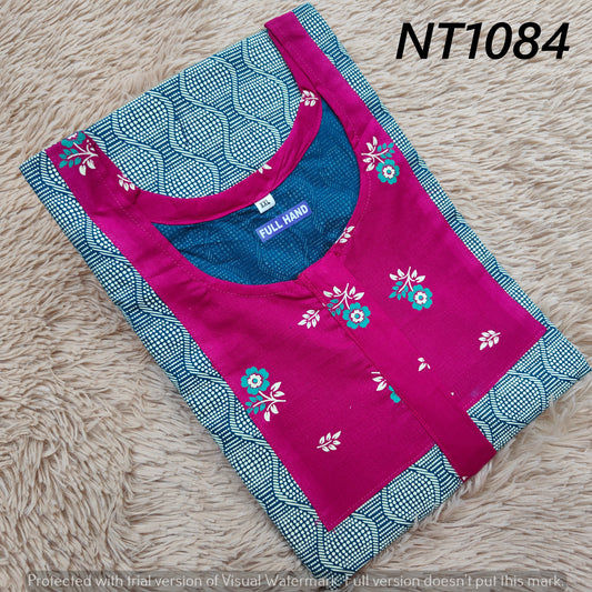 Full Hand Nighty | Premium Cotton NT1084