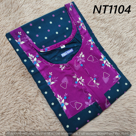 Full Hand Nighty | Premium Cotton NT1104